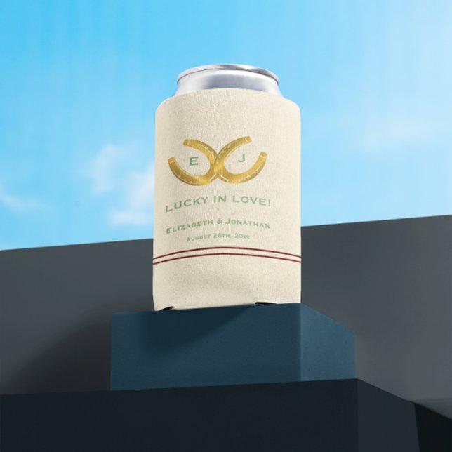 Western Horseshoes Hochzeit Dosenkühler (Von Creator hochgeladen)