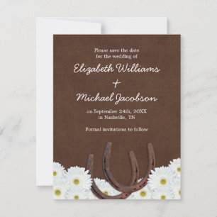 Western-Hufeisen-Save the Date Mitteilung Save The Date