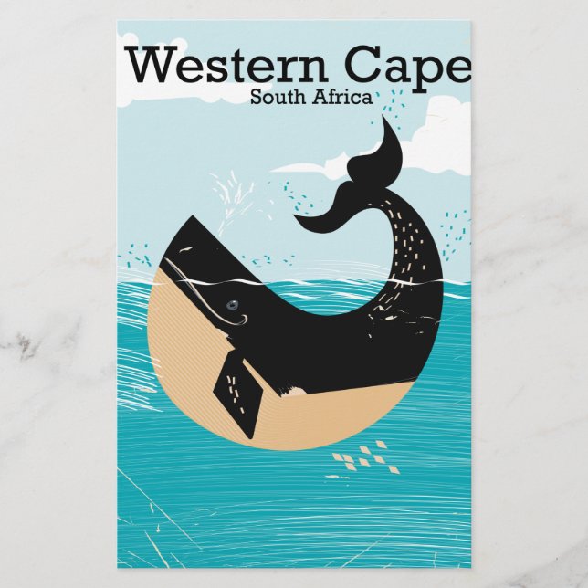 Western Kap Südafrika Briefpapier (Vorderseite)