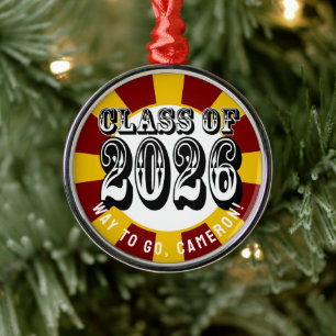 Western-Klasse des Abschlusses 2026 Ornament Aus Metall