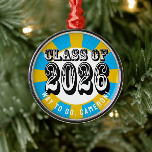 Western-Klasse des Abschlusses 2026 Ornament Aus Metall