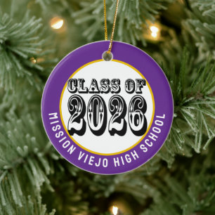 Western-Klasse des Foto-Abschlusses 2026 Keramik Ornament