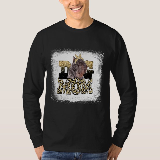Western Leopard Bouvier Des Flandres Mama Mother T-Shirt (Vorderseite)