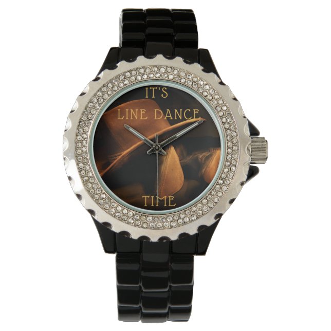Western Line Dance Armbanduhr (Vorderseite)