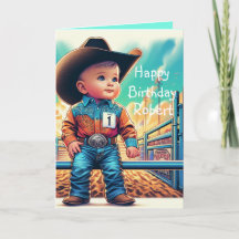 Western Little Cowboy Erstgeburt Rodeo Custom