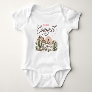 Western Little Cowgirl Bodysuit is already in Engl Baby Strampler