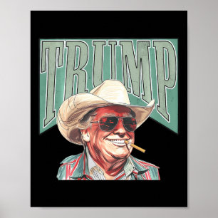 Western macht Amerika zu einem großen Trump-Papa 1 Poster