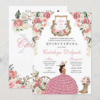 Western Mariachi Charro Quinceañera Einladung