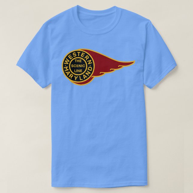 Western Maryland Landschaftlich Railway TShirt 1 (Design vorne)