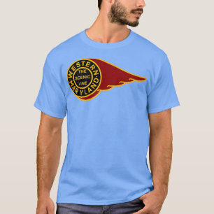 Western Maryland Landschaftlich Railway TShirt 1