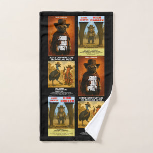 Western-Movieposter-Parodie Handtuch