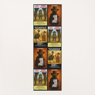 Western-Movieposter-Parodie Yogamatte