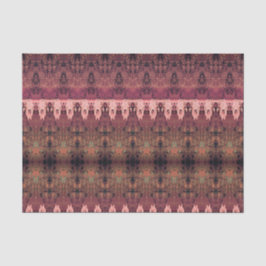 Western Muster braun Pink Bull Kuh Skull Seidenpapier