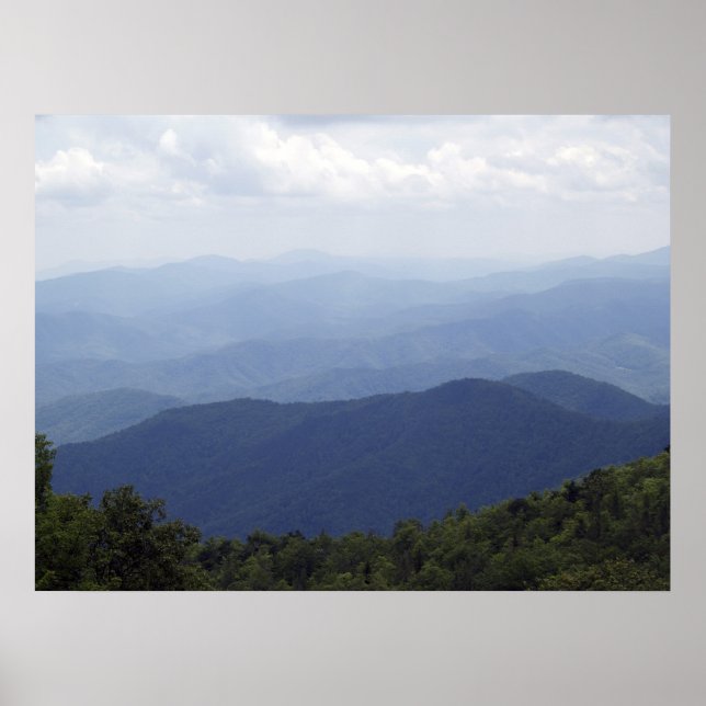 Western NC Berge 3 Poster (Vorne)