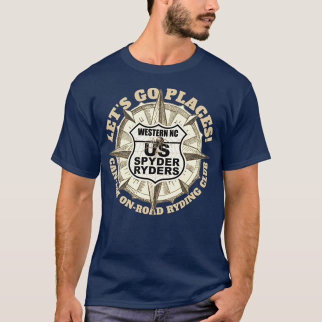 Western NC Kapitel - Lasst uns losziehen! T-Shirt (Vorderseite)