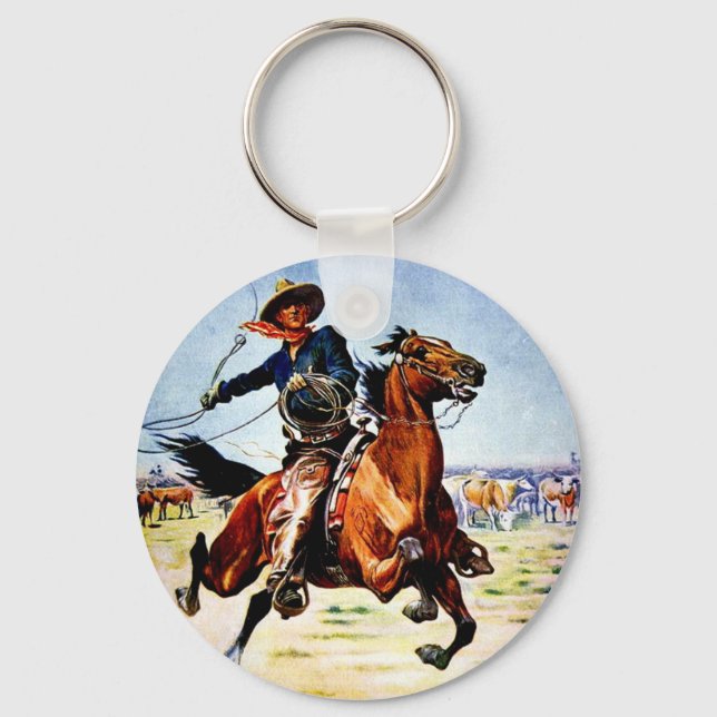 Western Nostalgie Schlüsselanhänger (Vorderseite)