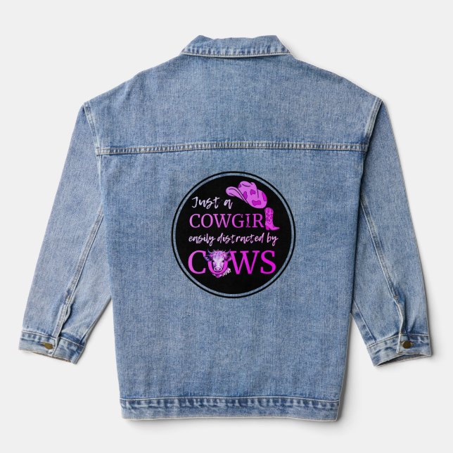 Western NUR EIN KÜHLSCHRANK, DAS VON KÄUERN EINFAC Jeansjacke (Rückseite)