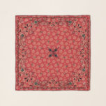 Western Paisley Red Bandana Print Cowgirl Schal<br><div class="desc">Western Paisley Bandana</div>