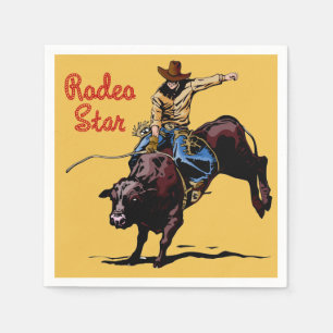 Western-Party-Rodeo-Ereignis-Servietten Serviette