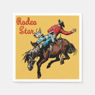 Western-Party-Rodeo-Ereignis-Servietten Serviette