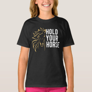 Western Pferdeliebhaber Reiten Equestrian T-Shirt