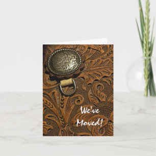 Western Pferdesattel Adressänderung Ankündigung