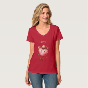 Western Pink Balloons Pferd T-Shirt