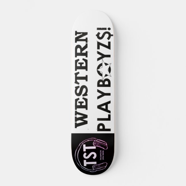 WESTERN PLAYBOYZ$! SKATEBOARDS / JMT SKATEBOARDS (Vorderseite)