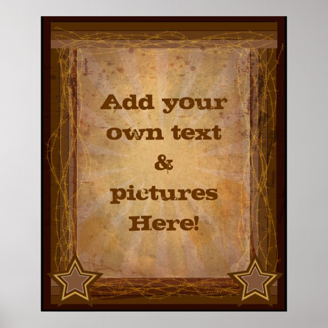 Western Poster (Vorne)