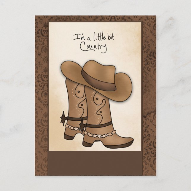 Western Postkarte (Vorderseite)