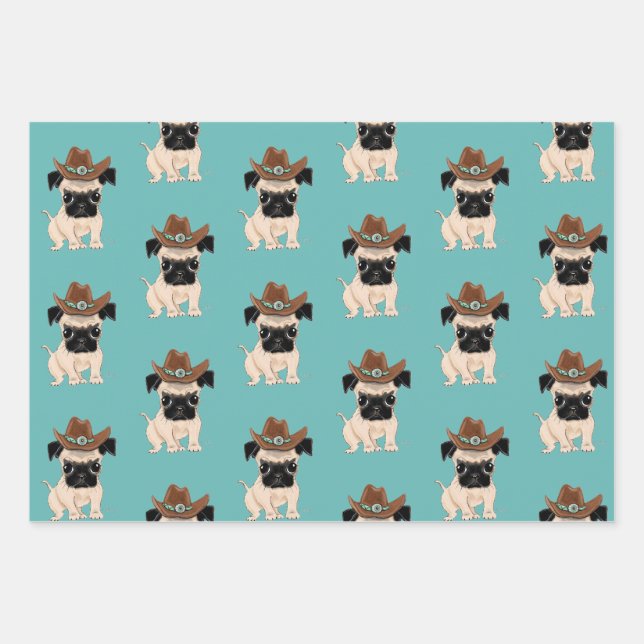 Western Prints Geschenkpapier-Set Geschenkpapier Set (Vorderseite 3)