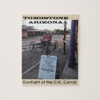 Western-Puzzlespiel - Schießerei an der OKAYhürde