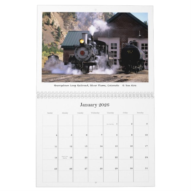 Western Railroading Kalender (Jan 2026)
