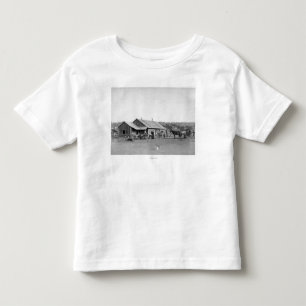 Western-Ranch-Haus in South- Dakotaphotographie Kleinkind T-shirt