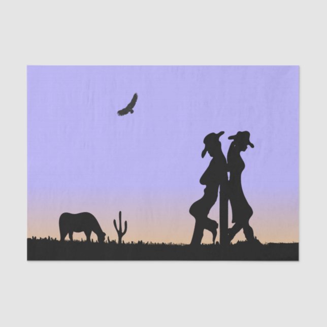 Western Range Dusk Seidenpapier (Vorderseite)