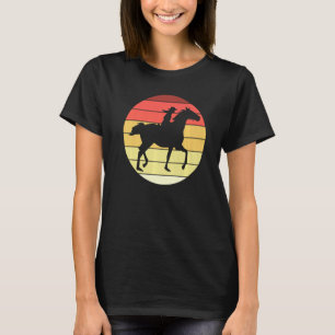 Western Reiten Vintage Pferde Frauen T-Shirt