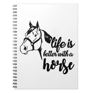 Western Reitgeschenk Reiten Pferd Notizblock