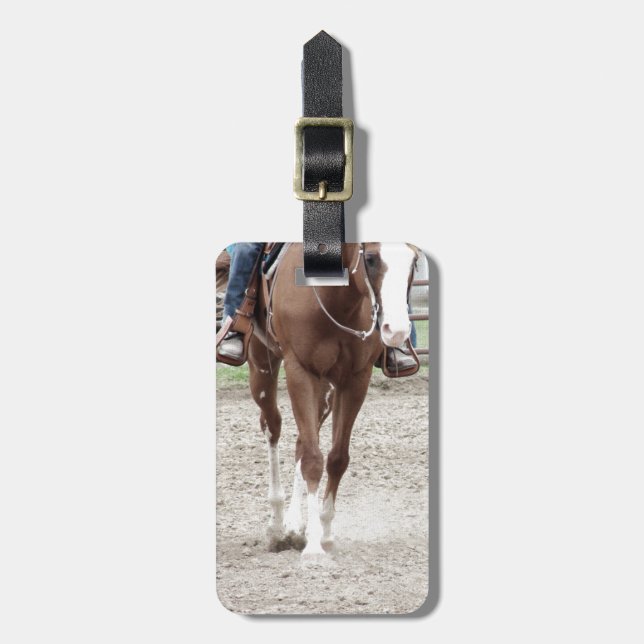 Western Riding Gepäckanhänger (Vorderseite vertikal)