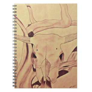 Western Rind Skull Notizblock