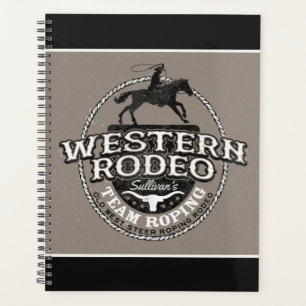 Western Rodeo ADD NAME Old West Steer Roping Roper Planer