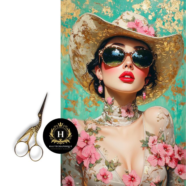 Western Rodeo Chic Decoupage Seidenpapier (Von Creator hochgeladen)