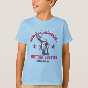Western Rodeo Cowboy Academy Hammelreiten Custom T-Shirt