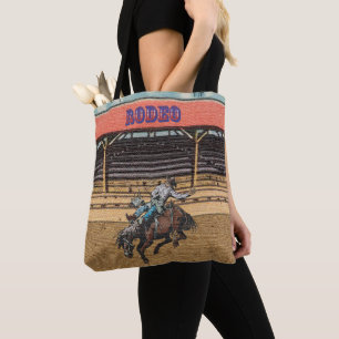 Western Rodeo Cowboy Bronc Reitstall Tasche