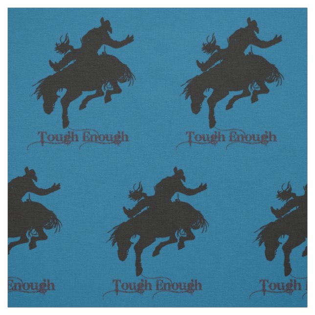 Western Rodeo Cowboy Bronc Riding Stoff (Muster)
