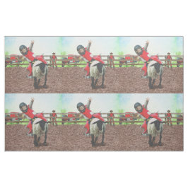 Western Rodeo Cowboy Cowgirl Mutton Busting 9" Stoff