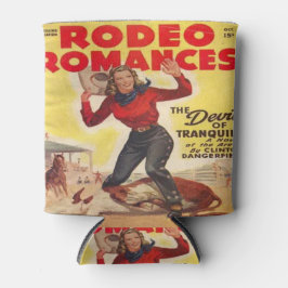 Western Rodeo Cowgirl Tying Calf Rodeo Romance Ca Dosenkühler