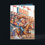 Western Rodeo Horse Cowgirl Großmutter Custom Karte<br><div class="desc">Art by Dancing Cowgirl Designs für den Rodeo Days Store.</div>