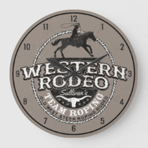 Western Rodeo Old West Steer Roping Personalisiert