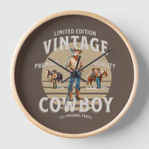 Western Rodeo Vintage Cowboy Uhr