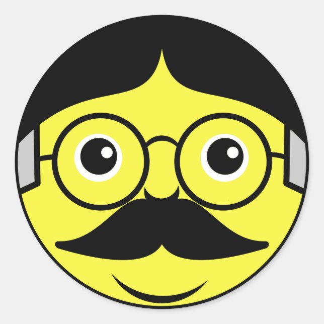 Western Runder Aufkleber (Vorderseite)